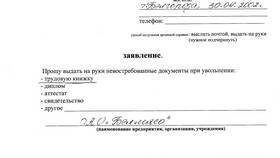 Как заполнить заявление о выдаче документов в Ростелеком