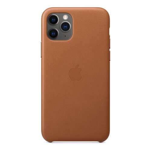 Чехол Apple для iPhone 11 Pro Leather Case - Saddle Brown в Ростелеком