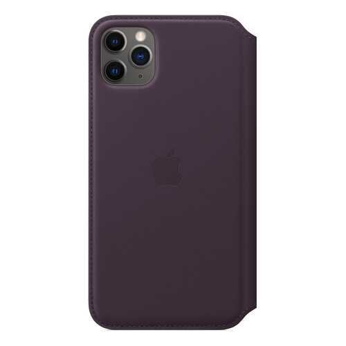 Чехол Apple для iPhone 11 Pro Max Leather Folio - Aubergine в Ростелеком