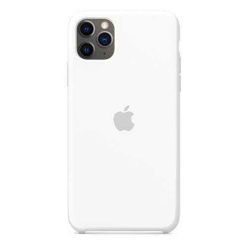 Чехол Apple для iPhone 11 Pro Max Silicone Case - White в Ростелеком