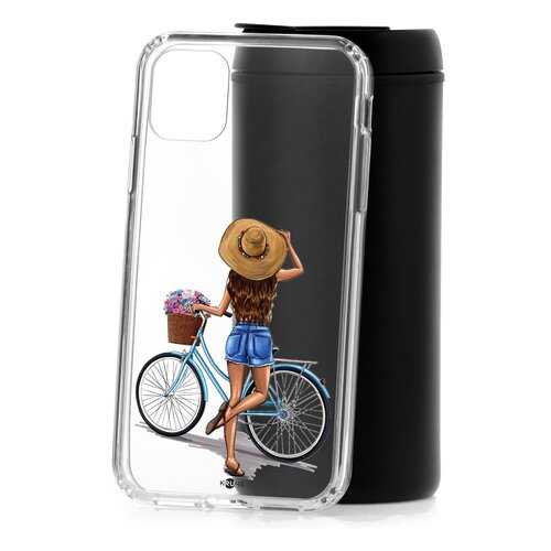 Чехол Apple iPhone 11 Kruche Print Велосипедная прогулка в Ростелеком