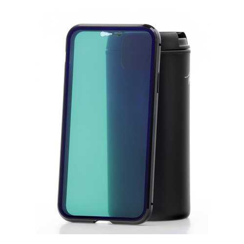 Чехол Apple iPhone 11 Pro Max Kruche Metal Frame Blue Light Black в Ростелеком