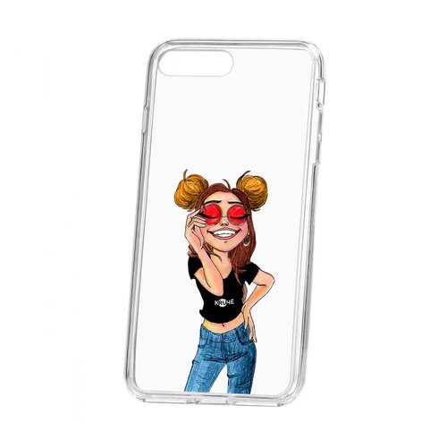 Чехол Apple iPhone 7 Plus Kruche Print Smiling в Ростелеком