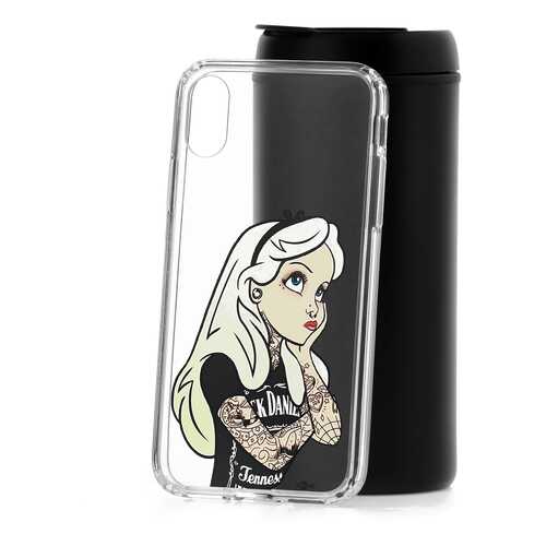 Чехол Apple iPhone X Kruche Print Tattoo Girl в Ростелеком