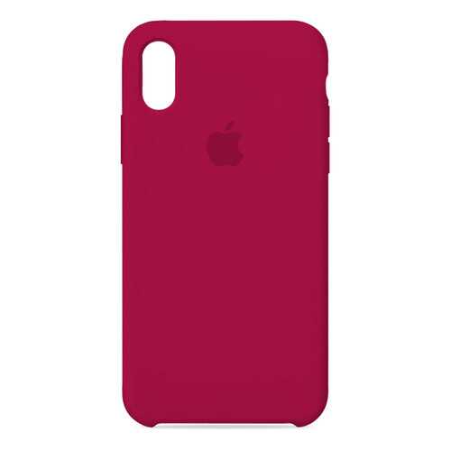 Чехол Case-House для iPhone X/XS, Вишнёвый в Ростелеком