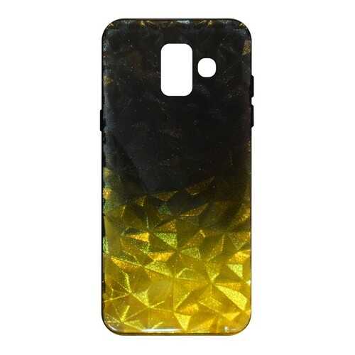 Чехол Crystal Krutoff для Samsung Galaxy A6 (SM-A600) Yellow/Black в Ростелеком
