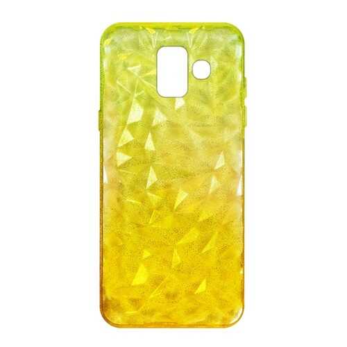 Чехол Crystal Krutoff для Samsung Galaxy A6 (SM-A600) Yellow в Ростелеком