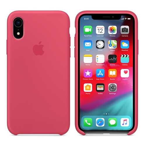 Чехол для Apple iPhone XR Silicone Case Hibiscus цвет Гибискус (MWB1DFE/A) в Ростелеком