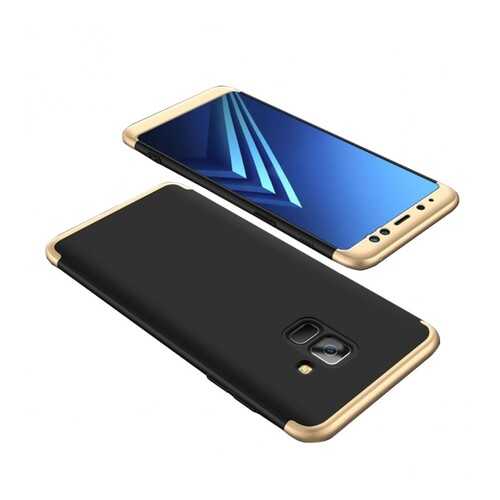 Чехол GKK LikGus для Samsung A530 Galaxy A8 (2018) Black/Gold в Ростелеком