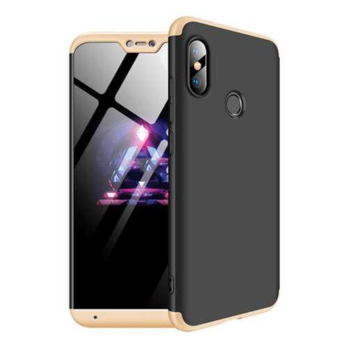 Чехол GKK LikGus для Xiaomi Mi A2 Lite/Xiaomi Redmi 6 Pro Black/Gold в Ростелеком