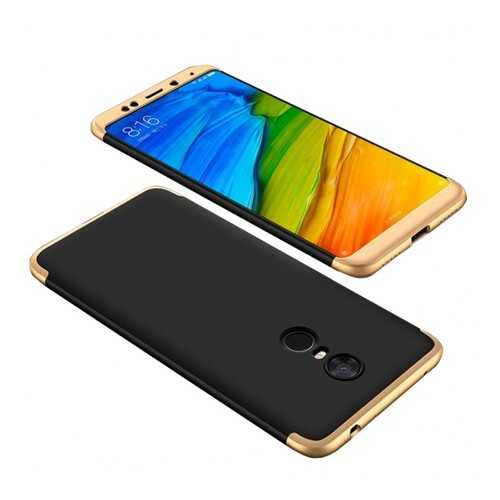 Чехол GKK LikGus для Xiaomi Redmi 5 Plus/Redmi Note 5 Black/Gold в Ростелеком