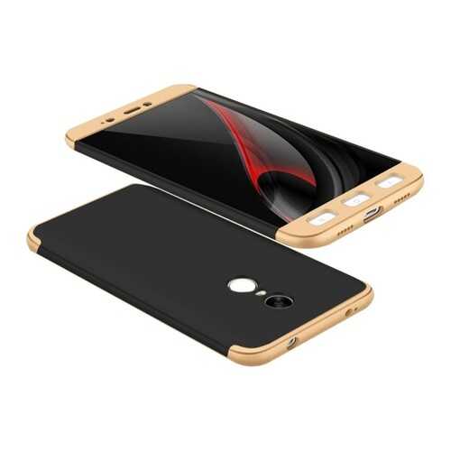 Чехол GKK LikGus для Xiaomi Redmi Note 4X/Note 4 (Snapdragon) Black/Gold в Ростелеком