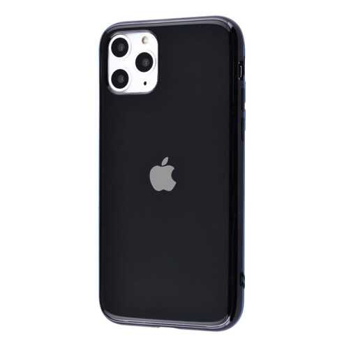 Чехол GLOSSY LOGO для Apple iPhone 11 Pro Black в Ростелеком