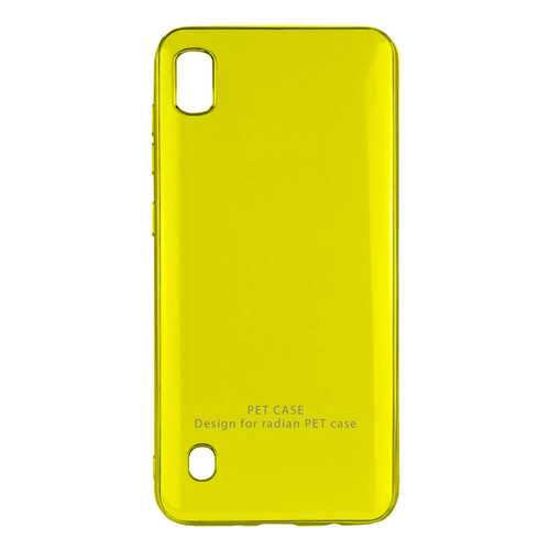 Чехол GLOSSY LOGO для Samsung Galaxy A10 (A105F) Yellow в Ростелеком