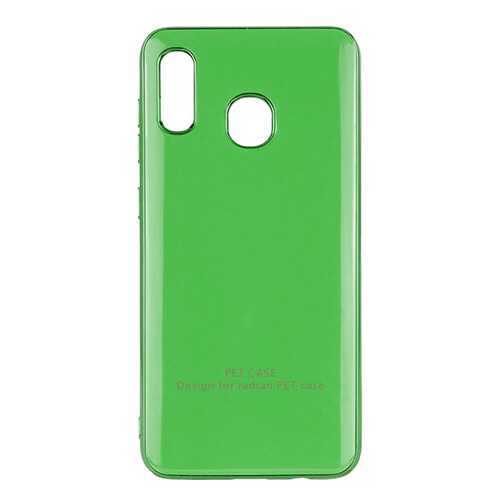 Чехол GLOSSY LOGO для Samsung Galaxy A20 / A30 Green в Ростелеком