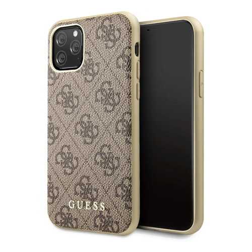 Чехол Guess 4G Collection Hard Brown для Apple iPhone 11 Pro в Ростелеком