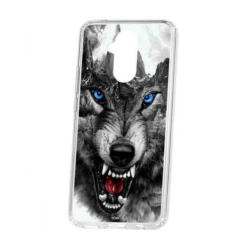 Чехол Huawei Mate 20 Lite Kruche Print Волк в Ростелеком