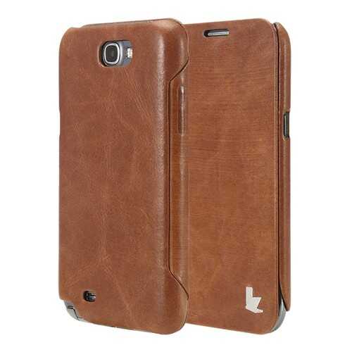 Чехол Jisoncase для Samsung Note 2 N7100 Brown в Ростелеком