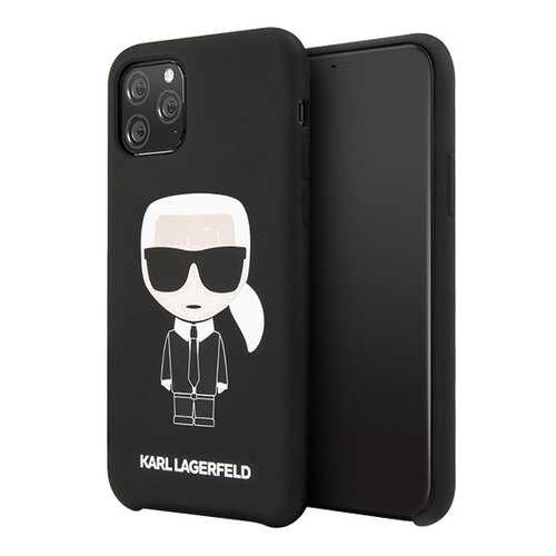 Чехол Karl Lagerfeld Liquid Iconic (KLHCN61SLFKBK) для iPhone 11 (Black) в Ростелеком