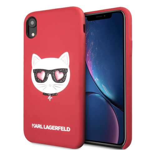 Чехол Karl Lagerfeld PU Leather Choupette (KLHCI61GLRE) для iPhone XR (Red) в Ростелеком