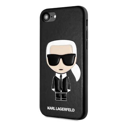 Чехол Karl Lagerfeld PU Leather Iconik (KLHCI8IKPUBK) для iPhone 7/8/SE 2020 (Black) в Ростелеком