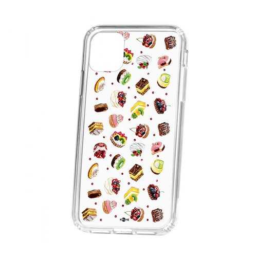 Чехол Kruche Apple iPhone 11 Print Cake в Ростелеком