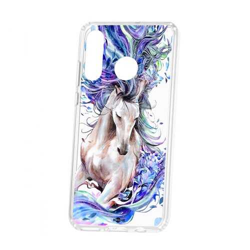 Чехол Kruche для Huawei P30 Lite Print Грация в Ростелеком