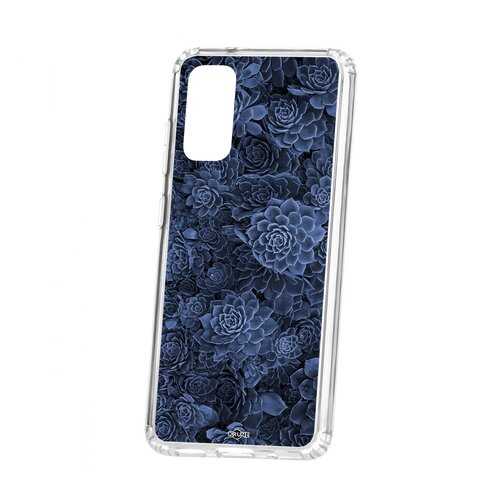 Чехол Kruche для Samsung Galaxy S20 Print Каменная роза в Ростелеком