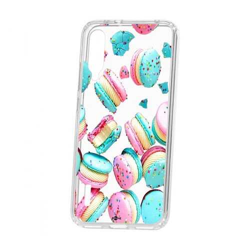 Чехол Kruche для Xiaomi Mi A3 Print Макарон в Ростелеком