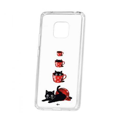 Чехол Kruche Huawei Mate 20 Pro Print Котенок в чашке в Ростелеком