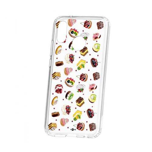 Чехол Kruche Huawei P20 Lite Print Cake в Ростелеком