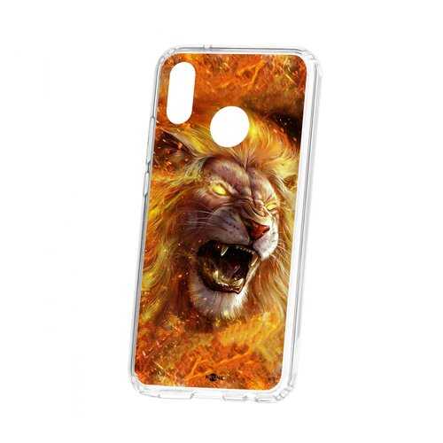 Чехол Kruche Huawei P20 Lite Print Лев в Ростелеком