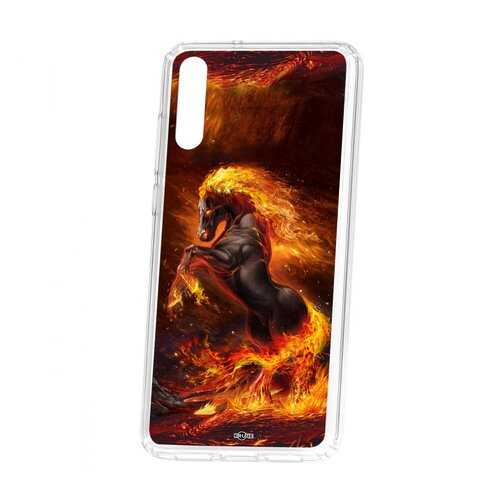Чехол Kruche Huawei P20 Print Конь огонь в Ростелеком