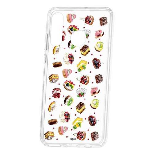 Чехол Kruche Huawei P30 Lite Print Cake в Ростелеком