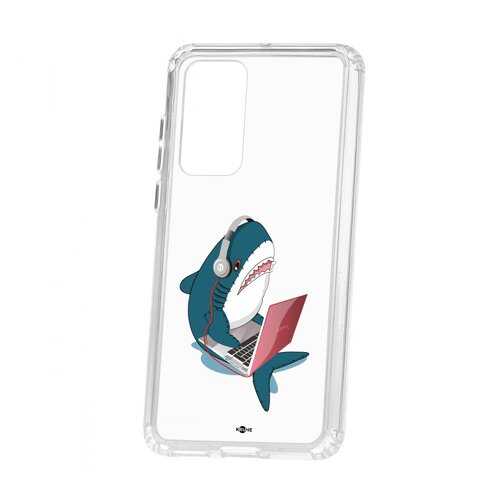 Чехол Kruche Huawei P40 Print Акула в Ростелеком