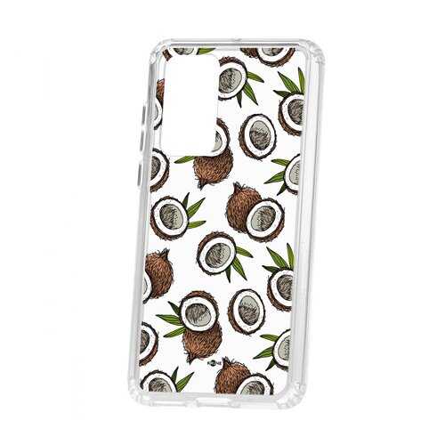 Чехол Kruche Huawei P40 Print Кокосы в Ростелеком