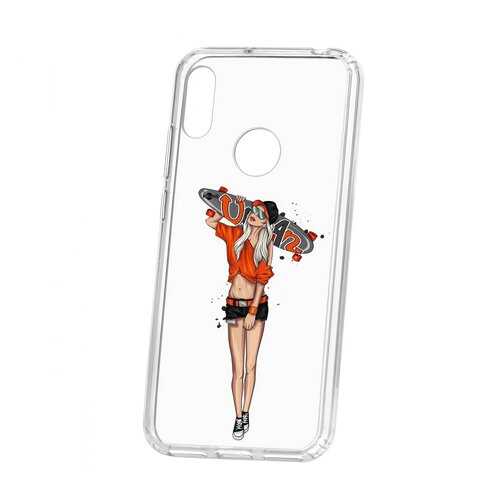 Чехол Kruche Huawei Y6 2019 Print Лонгборд в Ростелеком