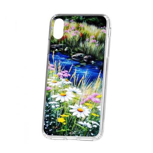 Чехол Kruche iP XS Max Print Ромашки у ручья в Ростелеком