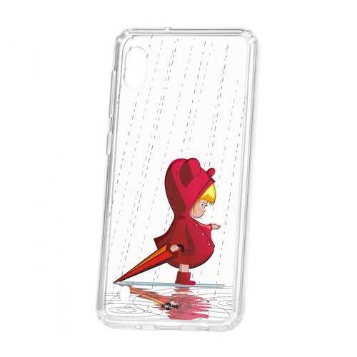 Чехол Kruche Samsung Galaxy A10 2019 Print Девочка с зонтом в Ростелеком