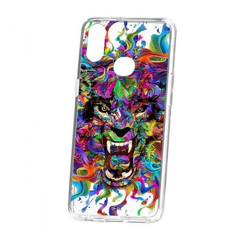 Чехол Kruche Samsung Galaxy A10S Print Colored beast в Ростелеком