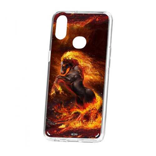 Чехол Kruche Samsung Galaxy A10S Print Конь огонь в Ростелеком