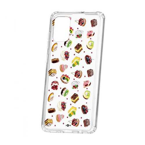 Чехол Kruche Samsung Galaxy A71 Print Cake в Ростелеком