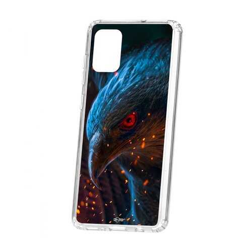 Чехол Kruche Samsung Galaxy A71 Print Орел в Ростелеком