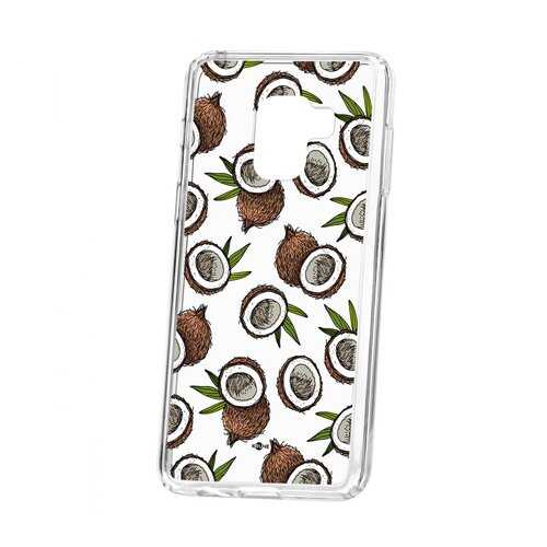 Чехол Kruche Samsung Galaxy A8 2018 (A530) Print Кокосы в Ростелеком