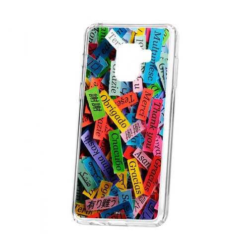 Чехол Kruche Samsung Galaxy A8 2018 (A530) Print Thank you в Ростелеком