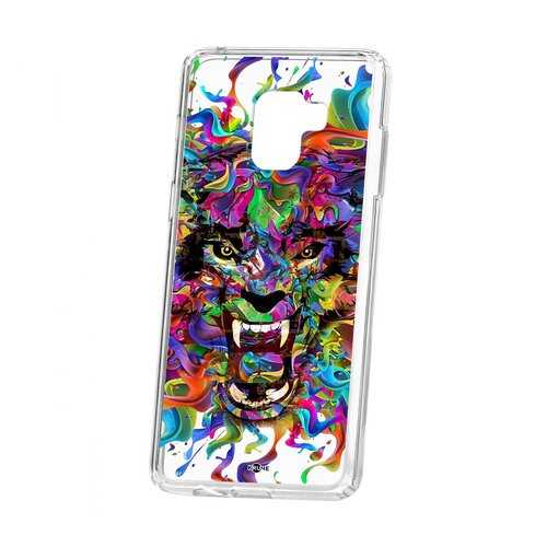 Чехол Kruche Samsung Galaxy A8+ 2018 (A730) Print Colored beast в Ростелеком