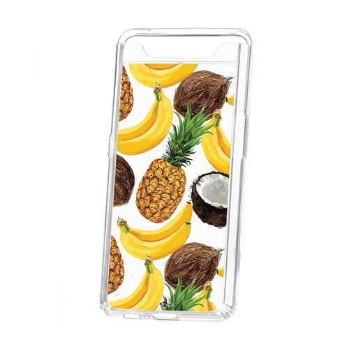 Чехол Kruche Samsung Galaxy A80 Print Тропический микс в Ростелеком
