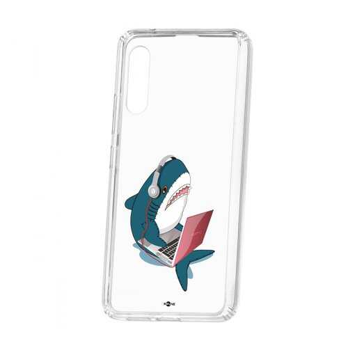 Чехол Kruche Samsung Galaxy A90 5G Print Акула в Ростелеком