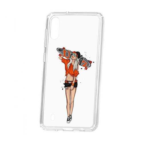 Чехол Kruche Samsung Galaxy M10 Print Лонгборд в Ростелеком