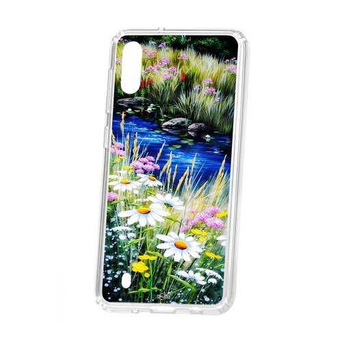 Чехол Kruche Samsung Galaxy M10 Print Ромашки у ручья в Ростелеком